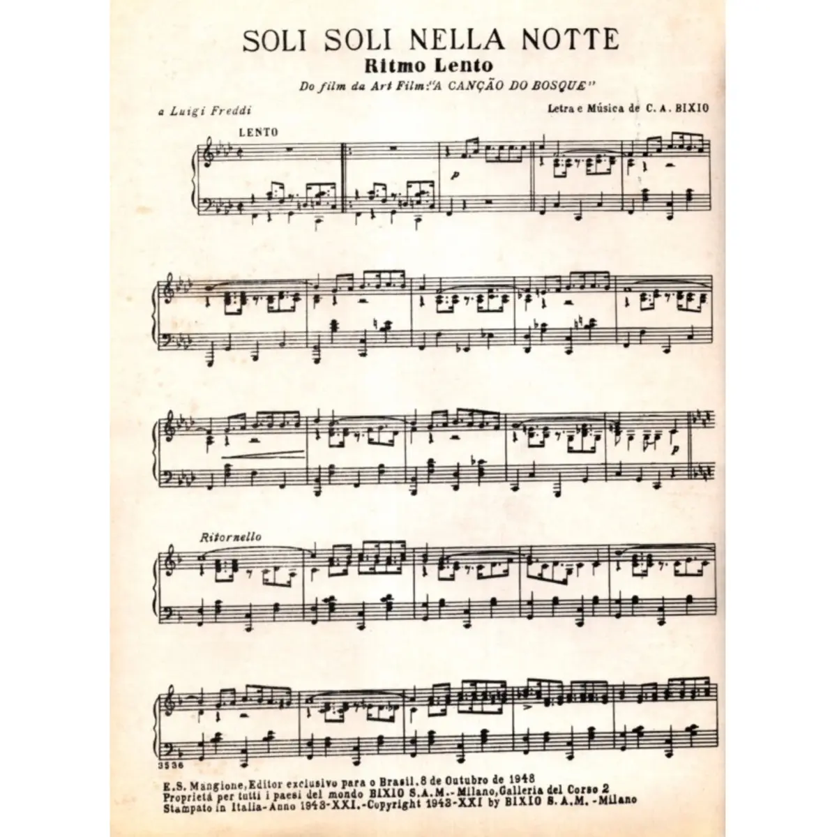 Soli,Soli,Nella Notte