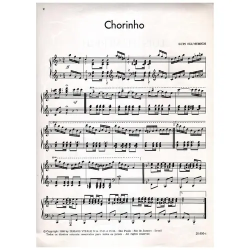 Chorinho Op.45 (Da Suite Pitoresca)
