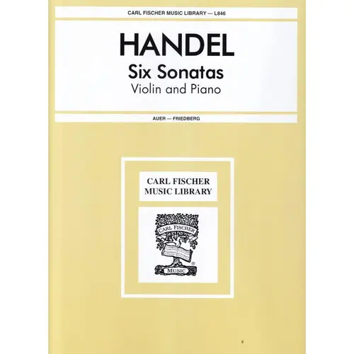 Six Sonatas For Violin