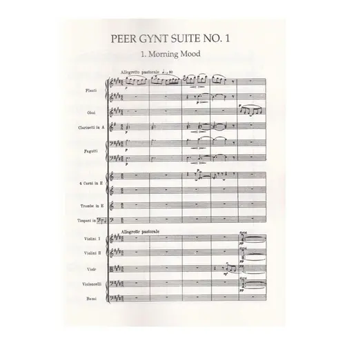 Peer Gynt - Suites N.1 And 2 in Full Score