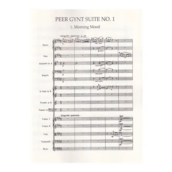 Peer Gynt - Suites N.1 And 2 in Full Score