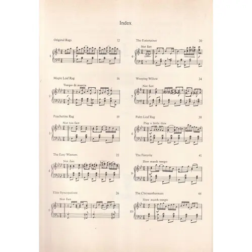 Joplin -  Schott Piano Collection