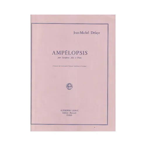 Ampelopsis Pour Saxophone Alto