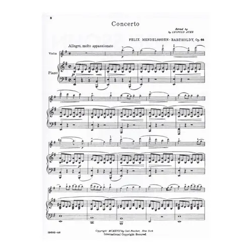 Concerto For Violin And Piano Op.64