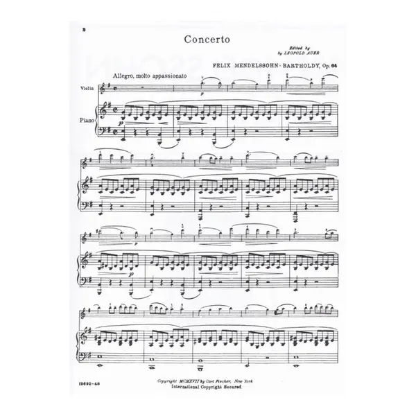 Concerto For Violin And Piano Op.64