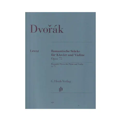 Romantische Stucke Fur Klavier Und Violine -  Op.75 - Urtext