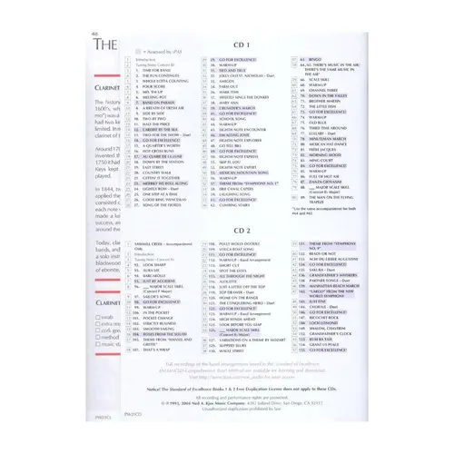 Standard Of Excellence Bk.1 - Clarinet