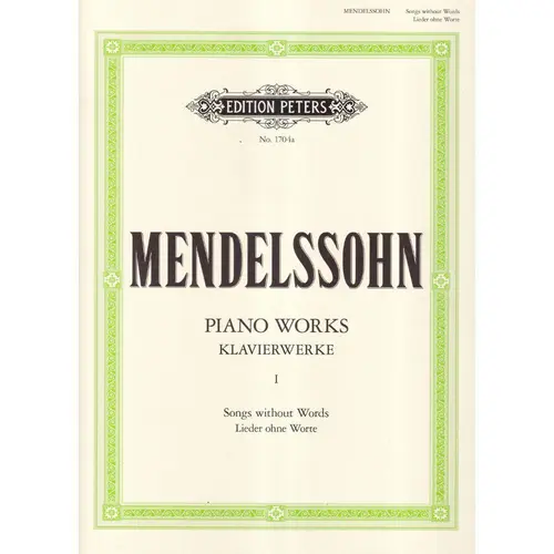 Songs Without Words (Piano Works I)