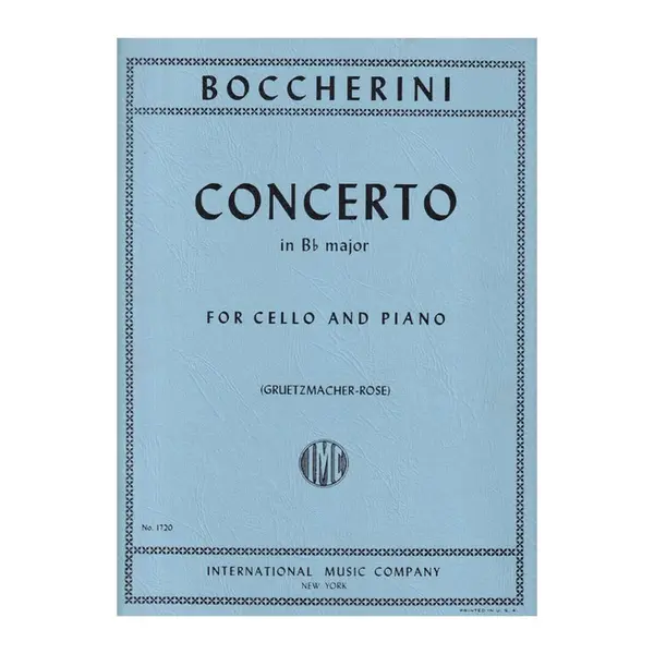 Concerto In Bb Major For Cello