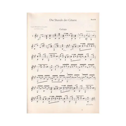 Die Stunde Der Gitarre  - Vol.1  (Edição Antiga)