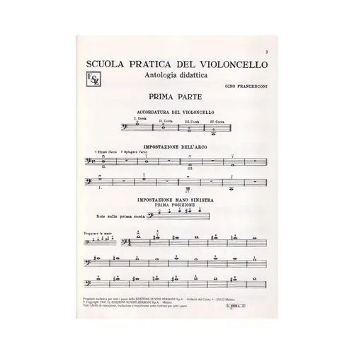 Scuola Pratica Del Violoncello - Vol.1