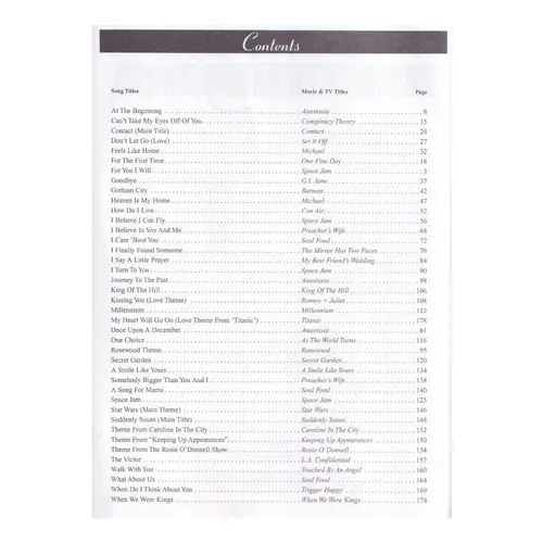 1997/1998 Big Movie And Tv Songs