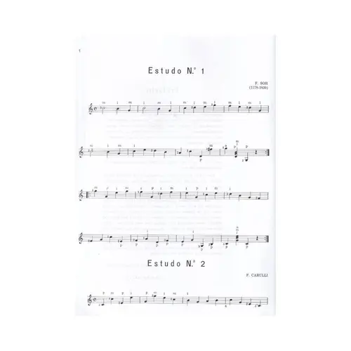 Estudos Para 1º ano de violão