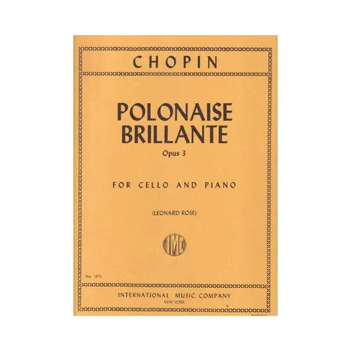 Polonaise Brillante -Op.3 (Cello)