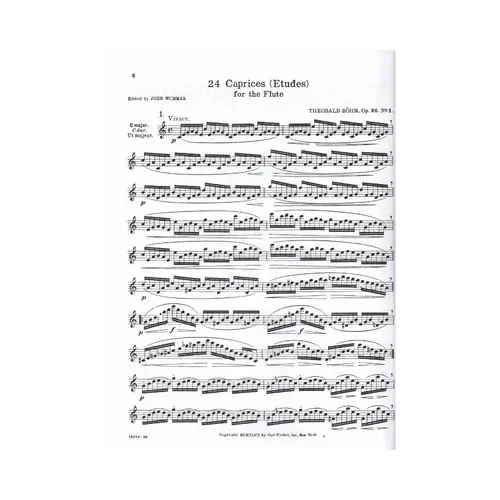 24 Caprices For Flute - Op.26