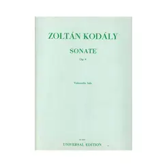 Sonate Fur Violoncello Solo Op.8 (1915)