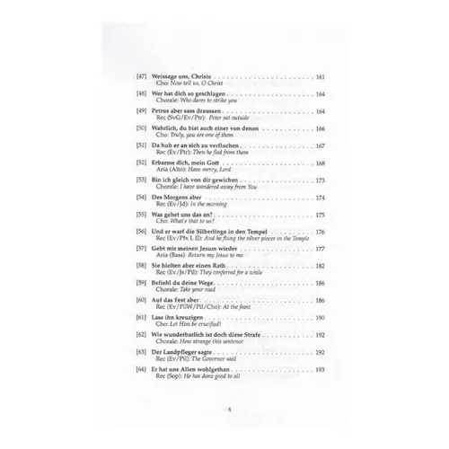 St. Matthew Passion - Bwv 244  ( study score )