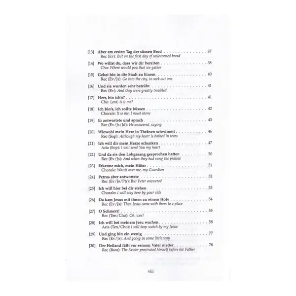 St. Matthew Passion - Bwv 244  ( study score )