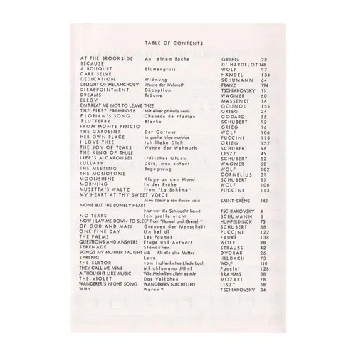 Art Songs Of Three Centuries