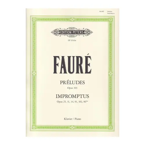 Préludes Op.103 - Impromptus Opus 25,31,34,91,102,86 bis  (Klavierwerke I)