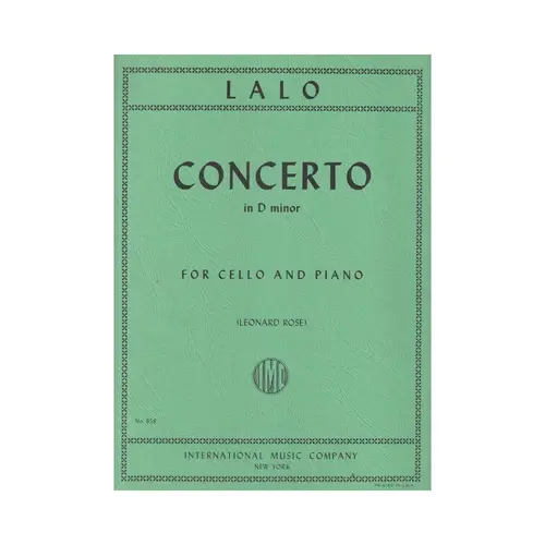 Concerto In D Minor (Cello)