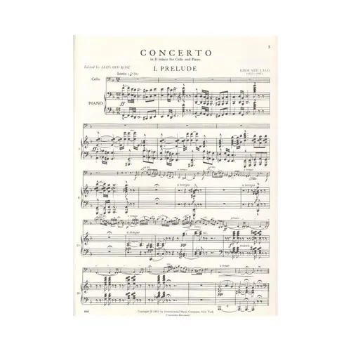 Concerto In D Minor (Cello)