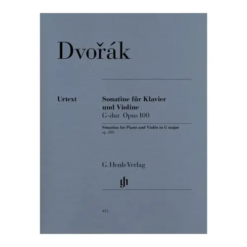 Sonatina for piano and violin in G major Op.100  - Urtext