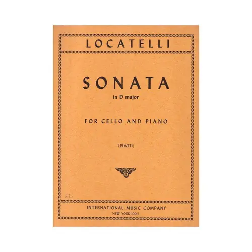 Sonata In D Major For Cello
