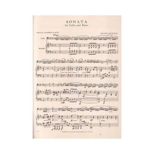 Sonata In D Major For Cello