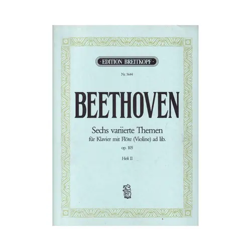 Sechs Varierte Themen Op.105 Heft2