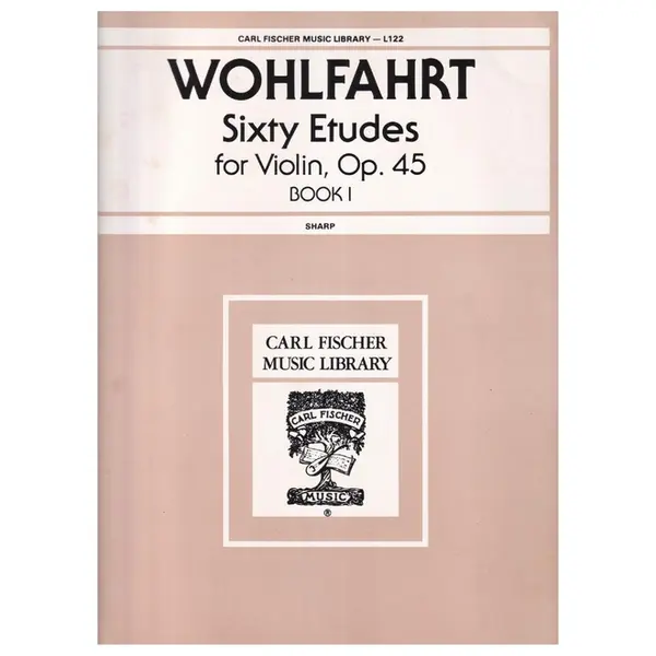 Sixty Etudes For Violin Op.45 Book 1