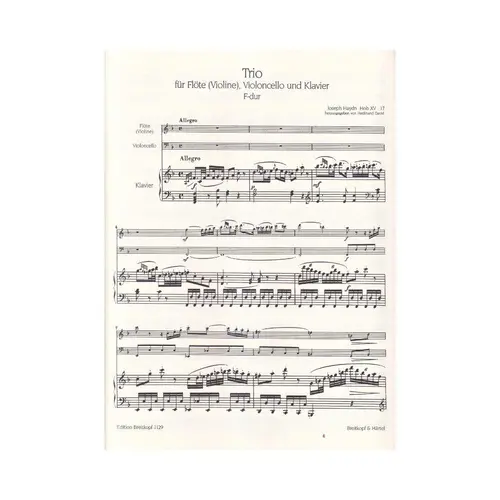 Piano Trio in F major Hob XV:17