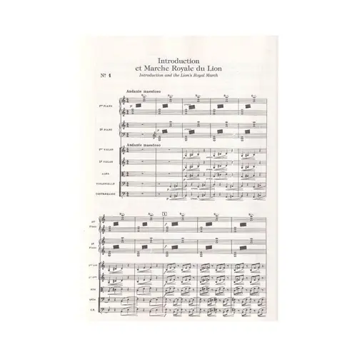 Carnival Of The Animals In Full Score
