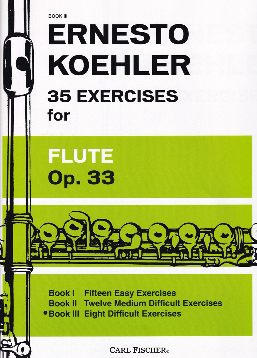 Koehler 35 Exercises for Flute Op33 楽譜 - 管楽器・吹奏楽器