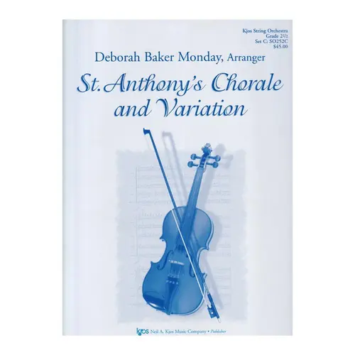 St. Anthony`S Chorale And Variation - Kjos String Orchestra