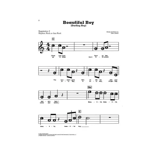 John Lennon Collection, Ez Play Today 158