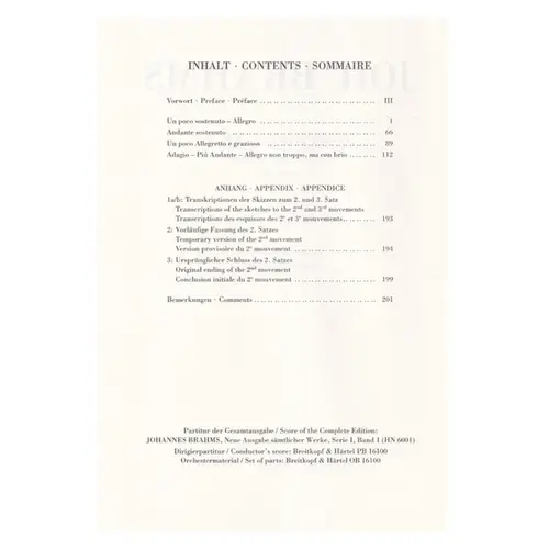 Symphonie N.1 - C-Moll - Op.68 - Studien Edition