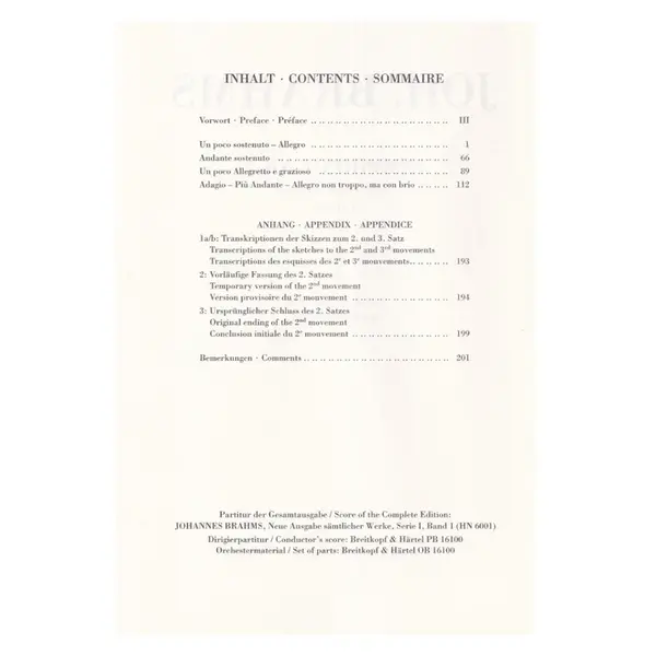 Symphonie N.1 - C-Moll - Op.68 - Studien Edition