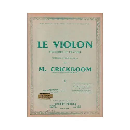 Il Violino - Teorico y Practico Vol.5
