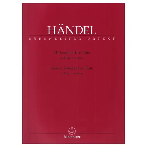Eleven Sonatas For Flute  (2 Volumes Inseparaveis)