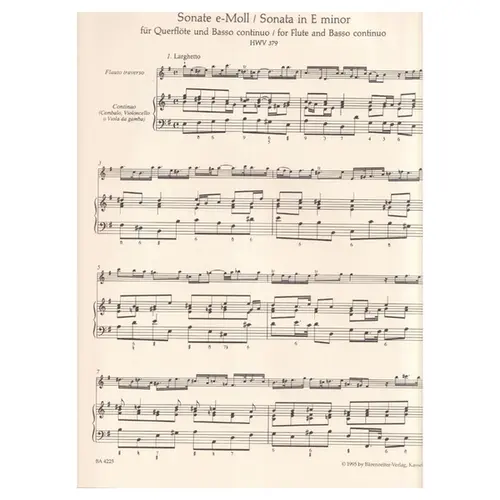 Eleven Sonatas For Flute  (2 Volumes Inseparaveis)