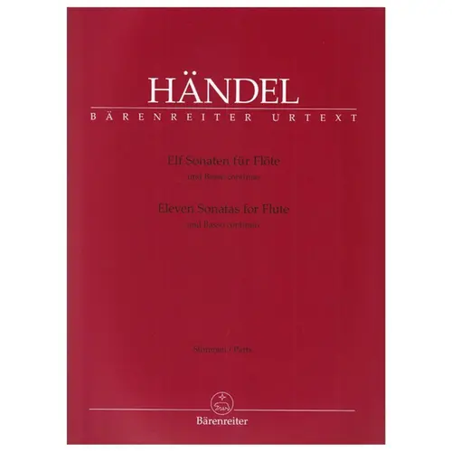 Eleven Sonatas For Flute  (2 Volumes Inseparaveis)