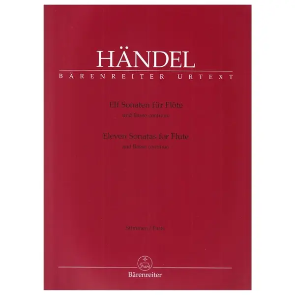 Eleven Sonatas For Flute  (2 Volumes Inseparaveis)