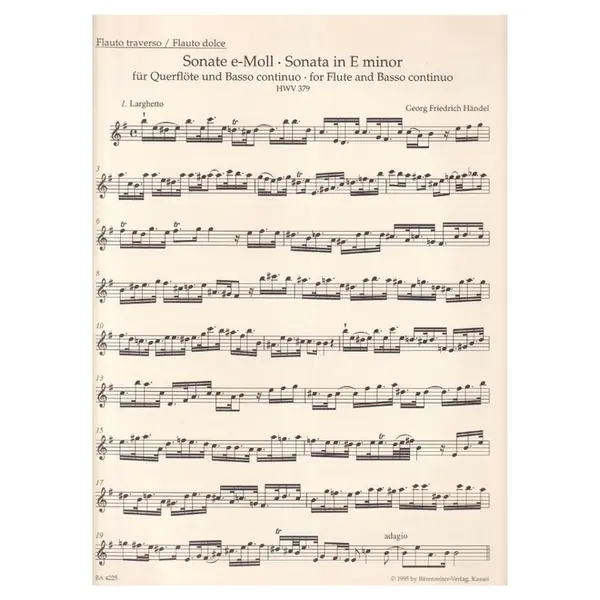 Eleven Sonatas For Flute  (2 Volumes Inseparaveis)