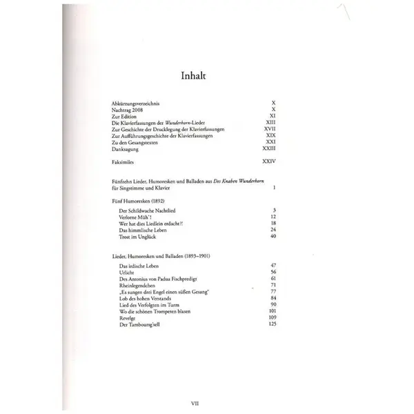 Des Knaben Wunderhorn