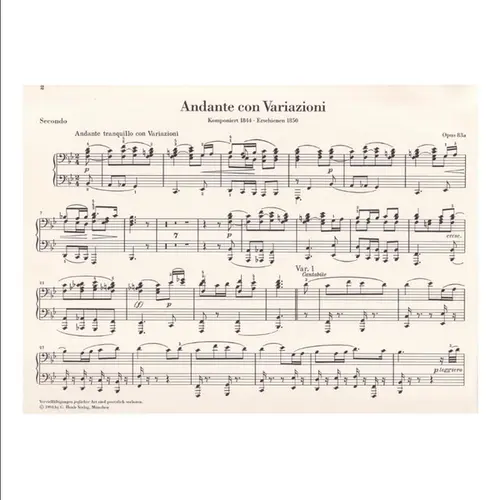 Works for Piano Four-hands
