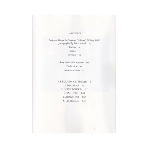 War Requiem (Full Score)