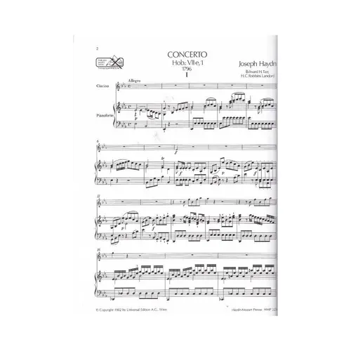 Trumpet Concerto Hob.: Vii E 1 - Trumpet And Piano