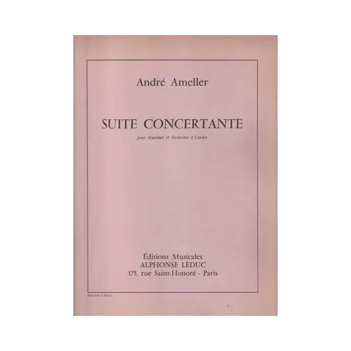 Suite Concertante Pour Hautbois