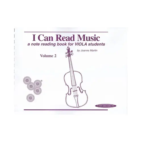 I Can Read Music Vol.2 - A Note Reading Book For Viola Students